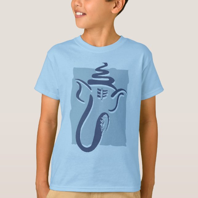 Camiseta Ganesh artístico (Frente)