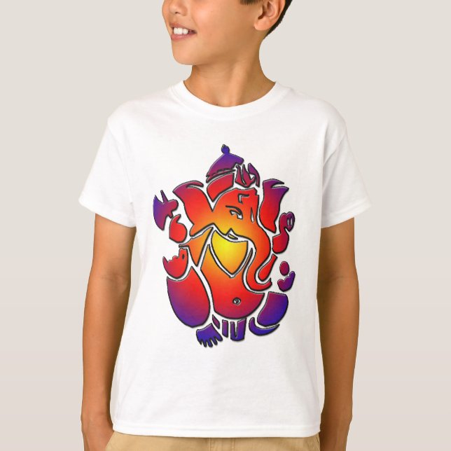 Camiseta Ganesh em cores (Frente)