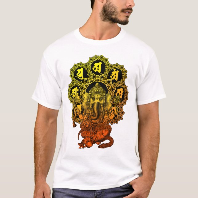 Camiseta Ganesha Mandala2 (Frente)