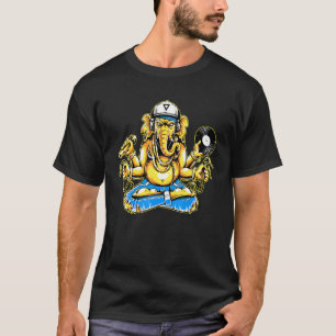 Camiseta Ganesha Na Velha Coluna Hip Hop Rap Style Ganesh H