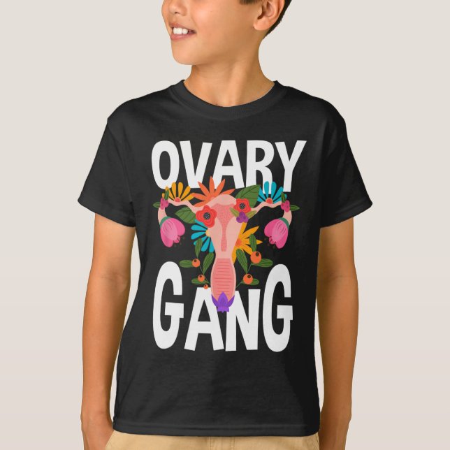 Camiseta Gang Uterus Feminismo Ovário (Frente)