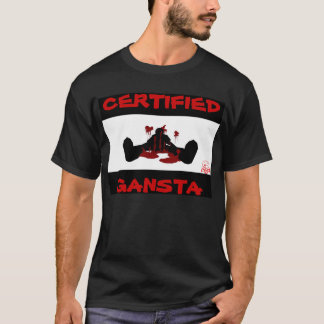 CAMISETA GANGSTA CERTIFICADO