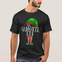 Gangsta Elf Group Matching Family Christmas Gi
