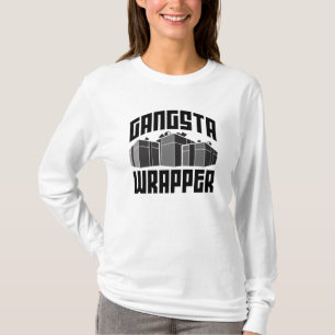 Camiseta Gangsta Wrapper Natal Presente