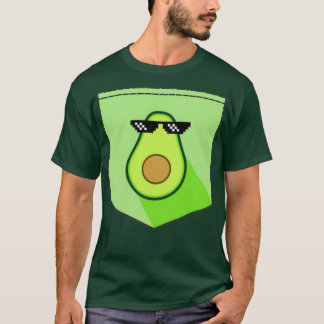Camiseta Gangster avocado com óculos de bolso