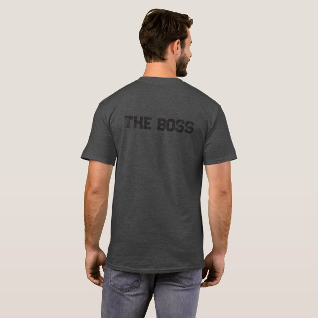 Camiseta Gangster Cat com Impressão nas Costas (Parte Traseira Completa)
