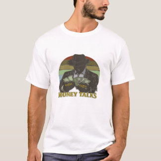 Camiseta Gângster contando dinheiro