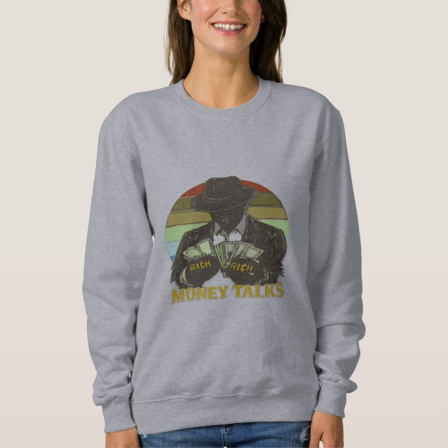 Camiseta Gângster contando dinheiro (Frente)