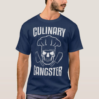 Camiseta Gângster Culinário Cozinha de Comida de Chef