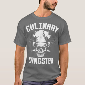 Camiseta Gangster Culinário, cozinheira cozinheira, Guru Co