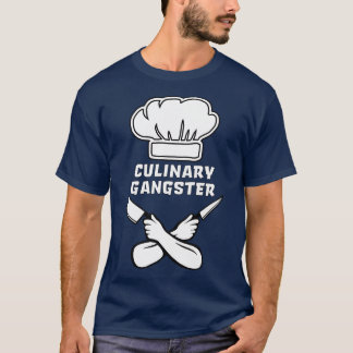 Camiseta Gangster Culinário do Chef cozinhar