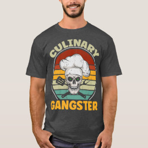Camiseta gângster culinário restaurante tradicional c