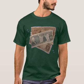 Camiseta Gângster de Cupom de Alimentação Grafite Foodstamp