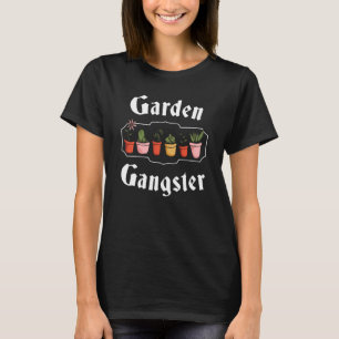 Camiseta Gangster do Jardim Jardinagem Planta Suculenta Cac