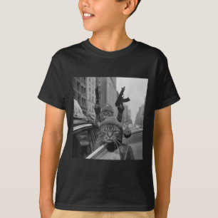 Camiseta Gângster Engraçado Cat Thug Meme Street Cats