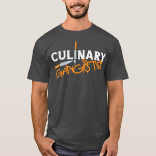 Camiseta Gangster Gangster Cozinha Chef Gangster Culinário 