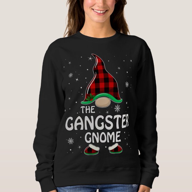 Camiseta Gangster Gnomo Xadrez Buffalo Matando Família Chri (Frente)