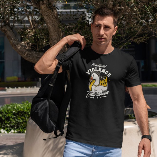 Camiseta Gangster Goose Animal (Criador carregado)