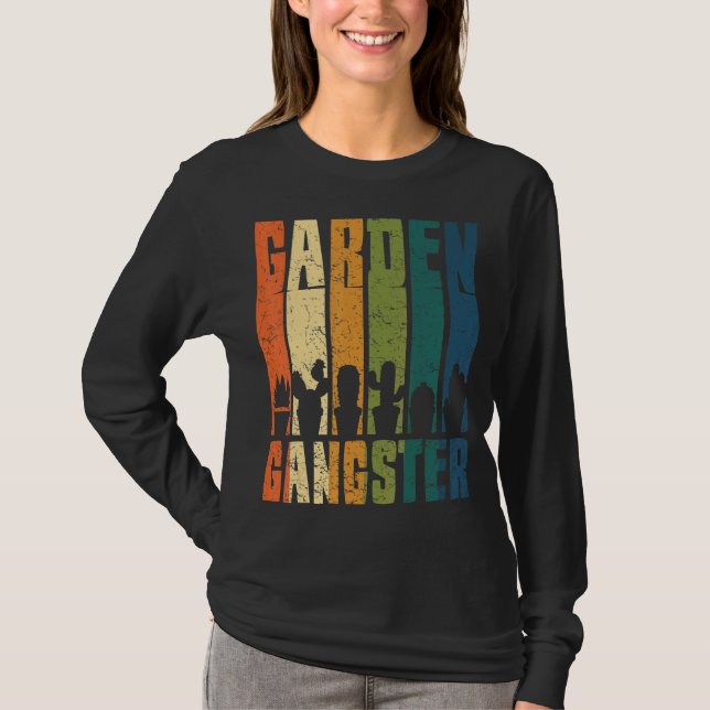 Camiseta Gângster Jardim Potes Cactus Cactos 3 (Frente)