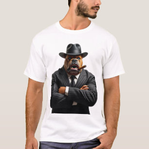 Camiseta Gangster Kingpin Brutus O Estilo Máfia Bulldog