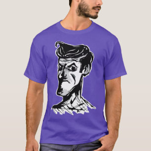 Camiseta Gangster preto-e-branco design