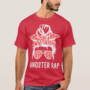 Camiseta Gangster Rap Mãe Bandana Gangsta Rap da Família Mã