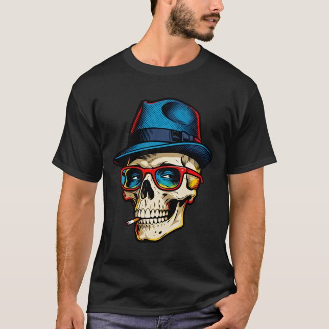 Camiseta Gangster Skully (Frente)
