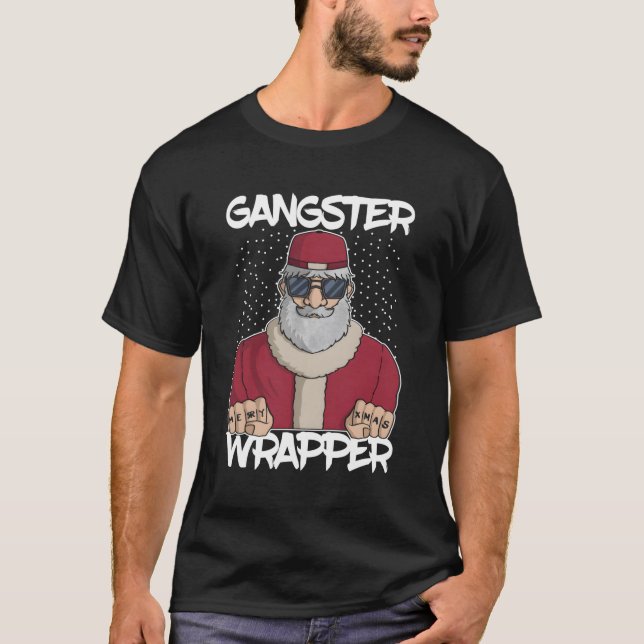 Camiseta Gangster Wrapper Ugly Pun Gangsta (Frente)