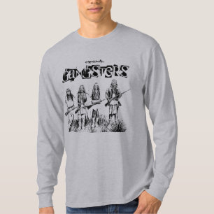 Camiseta Gangsters originais Geronimo e Guerreiros Apache