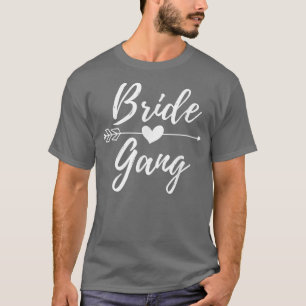 Camiseta Gangue da Noiva Fofa Combinando Para Despedida de 