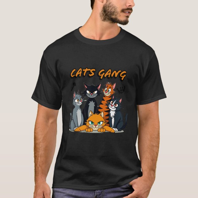 Camiseta Gangue de Gato (Frente)