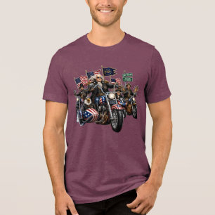 Camiseta Gangue de Motociclistas dos Pais Fundadores de Was