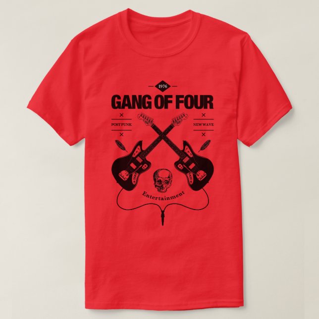 Camiseta Gangue De Quatro Logotipos (Frente do Design)
