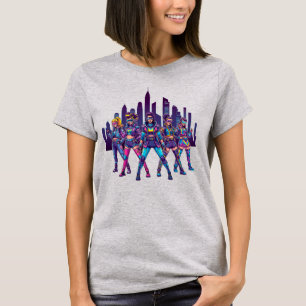 Camiseta Gangue futurística - Retrô Cyberpunk Vibes