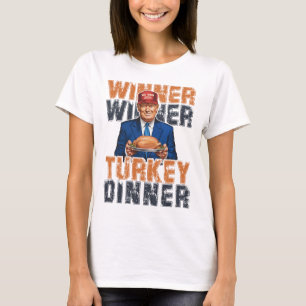 Camiseta Ganhador de Trump Engraçado Turquia Janta