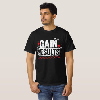 Camiseta Ganhe Resultados Motivação Fitness