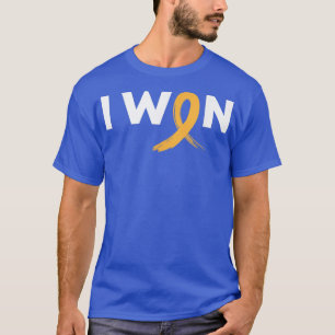Camiseta Ganhei contra o Sobrevivente de câncer infantil