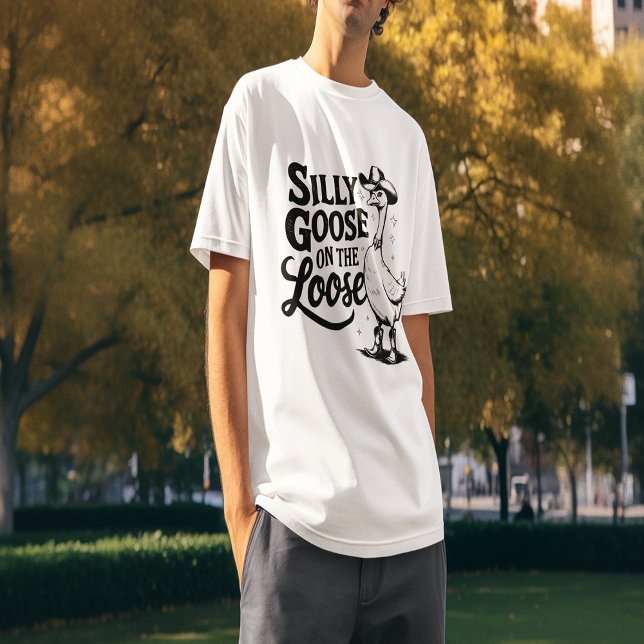 Camiseta Ganho Do bobo No Solo (Silly Goose On The Loose T-Shirt)