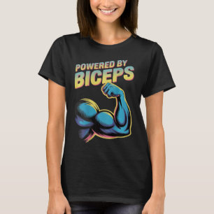 Camiseta Ganhos de Bíceps de Humor de Academia Engraçado Im