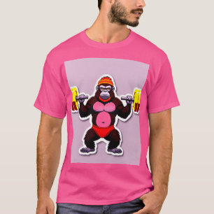 Camiseta Ganhos de gorila - Modo de besta ativado