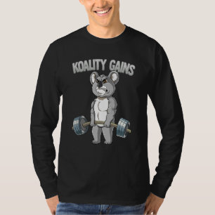 Camiseta Ganhos de Qualidade Ginásio Koala Musculação