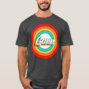 Camiseta Gann Name Shirt Vintage Gann Circle