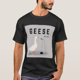 Camiseta Gans Banda Gráfico Cinza