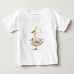 Camiseta Ganso Bobo 3º Aniversário Amarelo Aquarela