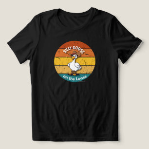 Camiseta Ganso Bobo à Solta – Cowboy Ganso Divertido Oeste