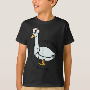 Camiseta Ganso Bobo Registrado Enfermeira Rn Estetoscópio E