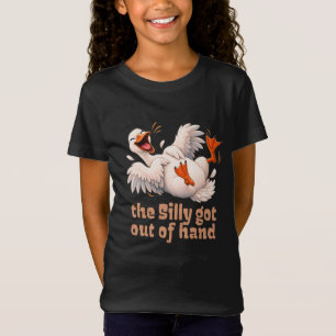 Camiseta Ganso Bobo Rindo Cartoon