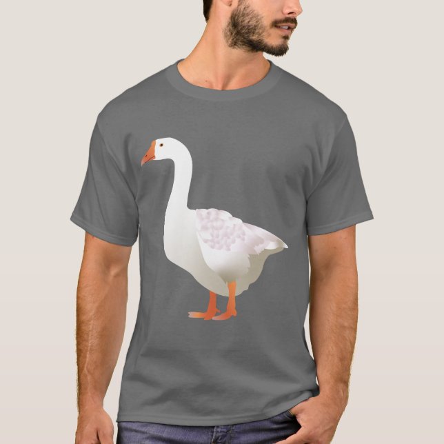 Camiseta Ganso Branco (Frente)