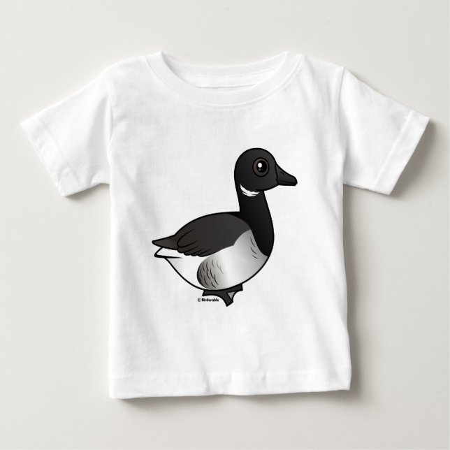 Camiseta Ganso Brant com barriga pálida (Frente)