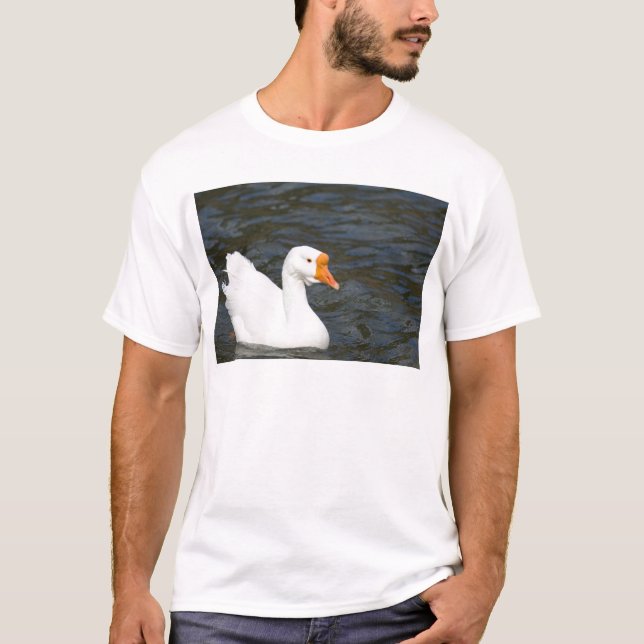 Camiseta Ganso chinês branco (Frente)